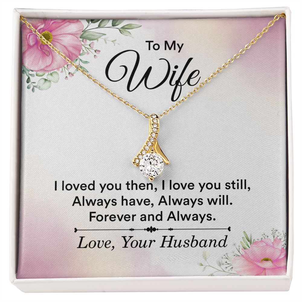 Birthday Gifts For Wife, Necklace Gifts For Wife From Husband, To My Wife Jewelry For Women , To My Wife Necklace  from Husband Wedding Anniversary Present For Wife, Beautiful Wife Jewelry Christmas27 Alluring Beauty Necklace