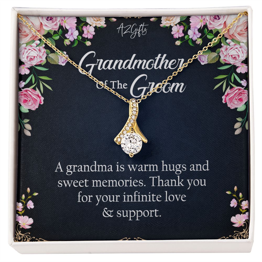 To My Grandmother Necklace, Gift for Grandmother Necklace, Mothers Day Gift For Grandma Nana, Grandma Jewelry From Grandchildren GrandKids , Jewelry Box Gift For Grandma Grandmother2 Alluring Beauty Necklace
