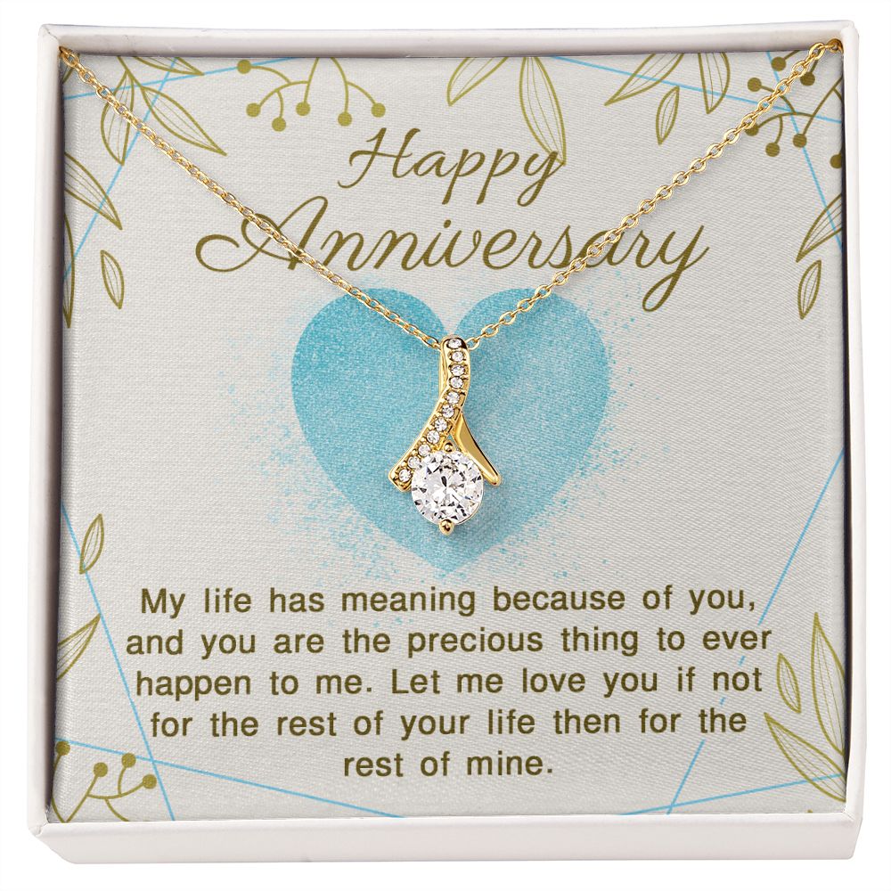 Birthday Gifts For Wife, Necklace Gifts For Wife From Husband, To My Wife Jewelry For Women , To My Wife Necklace  from Husband Wedding Anniversary Present For Wife, Beautiful Wife Jewelry Christmas16 Alluring Beauty Necklace