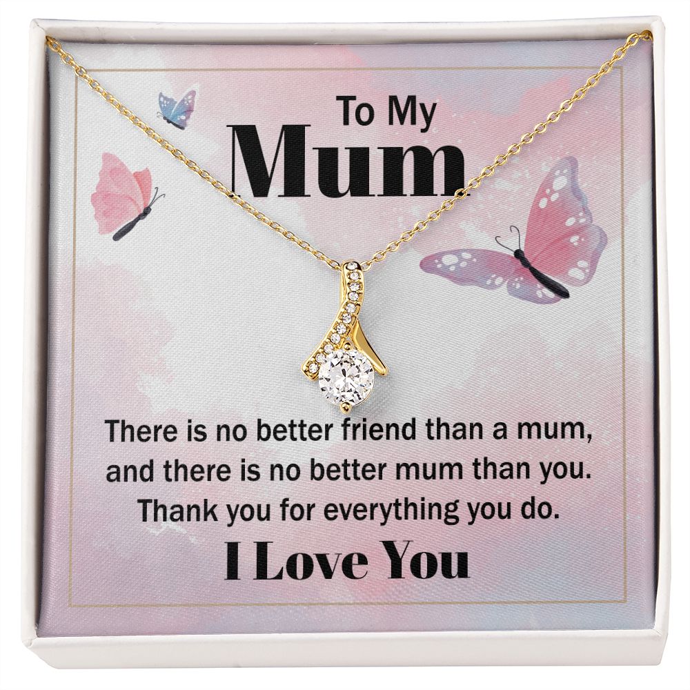 Mom Necklace Gifts for Mom from Daughter to Mom Gifts for Mothers Day from Daughter, To My Mom Necklace from Daughter to Mom Birthday Gifts Necklace with Message Card and Gift Box19 Alluring Beauty Necklace