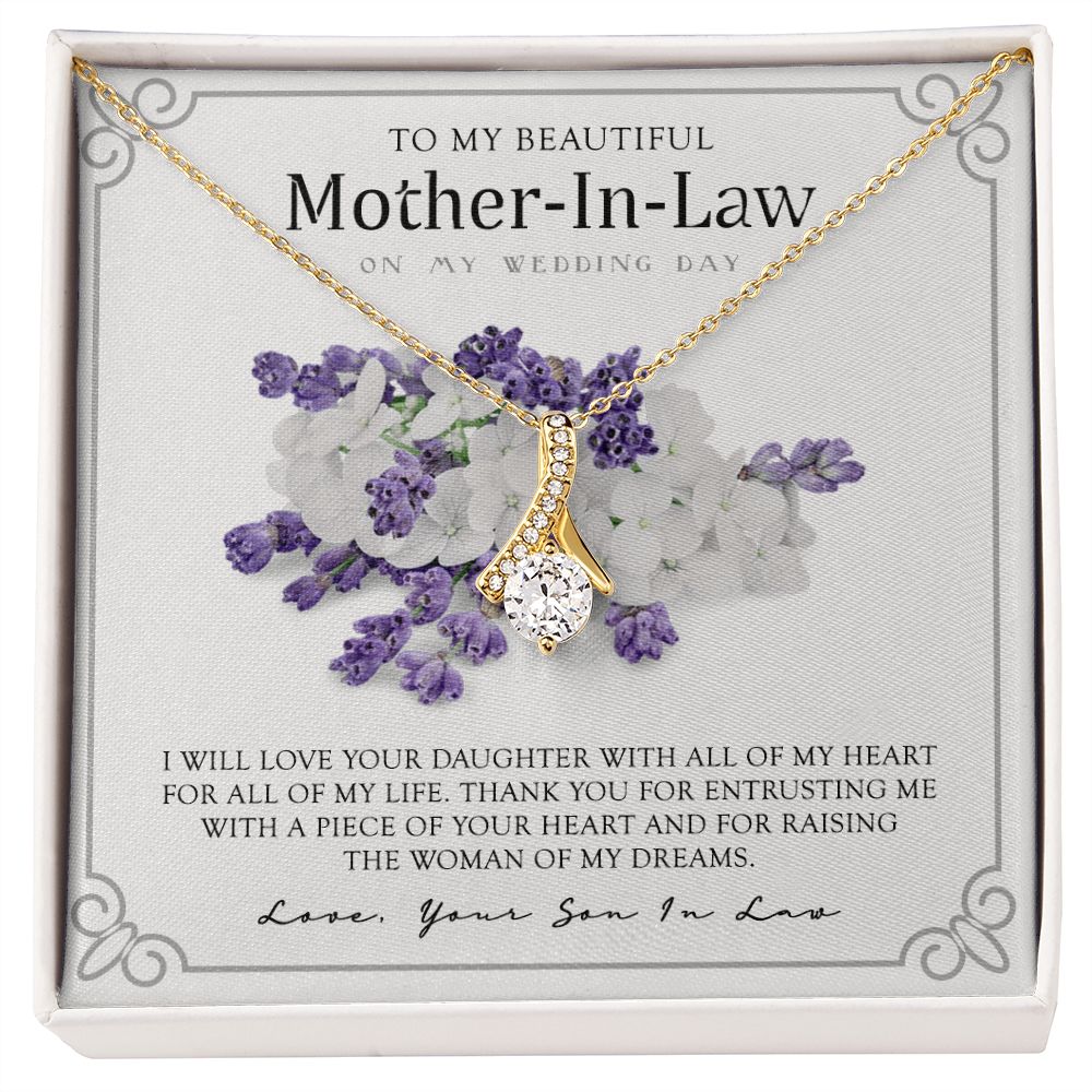 Mother in Law Necklace, Jewelry for Women, Future Mother in Law Gifts from Daughter in Law, Mother of Bride Gifts For Mother in Law, Birthday Gifts For Mother In Law From Daughter In Law9 Alluring Beauty Necklace