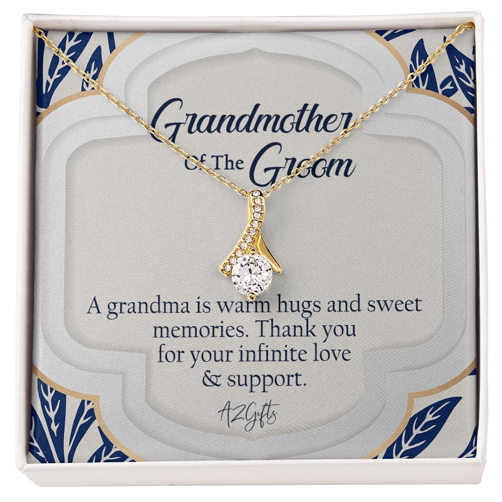 To My Grandmother Necklace, Gift for Grandmother Necklace, Mothers Day Gift For Grandma Nana, Grandma Jewelry From Grandchildren GrandKids , Jewelry Box Gift For Grandma Grandmother3 Alluring Beauty Necklace