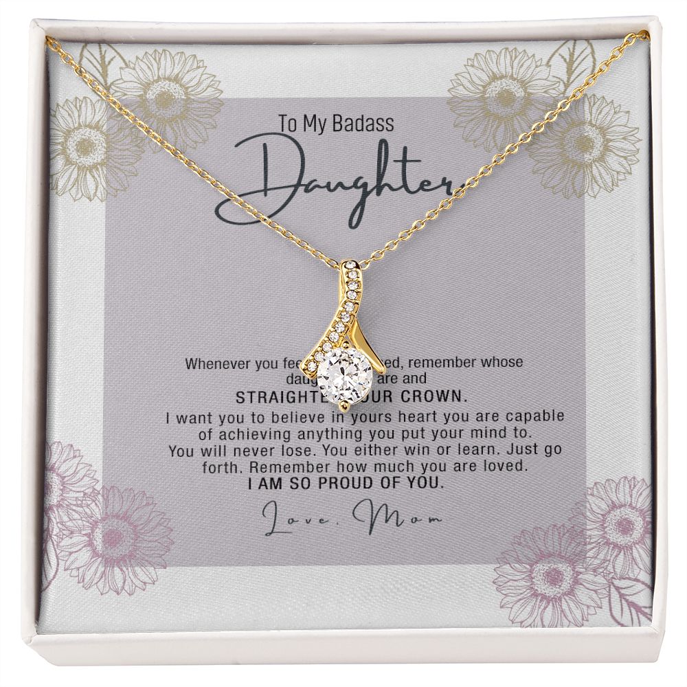 Daughter Necklace Gift From Mom Mother Daughter Jewelry Gift 21st Birthday Xmas Alluring Beauty Necklace