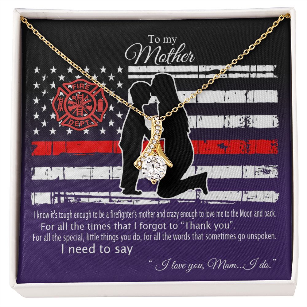 Mom Necklace Gifts for Mom from Daughter to Mom Gifts for Mothers Day from Daughter, To My Mom Necklace from Daughter to Mom Birthday Gifts Necklace with Message Card and Gift Box2233 Alluring Beauty Necklace