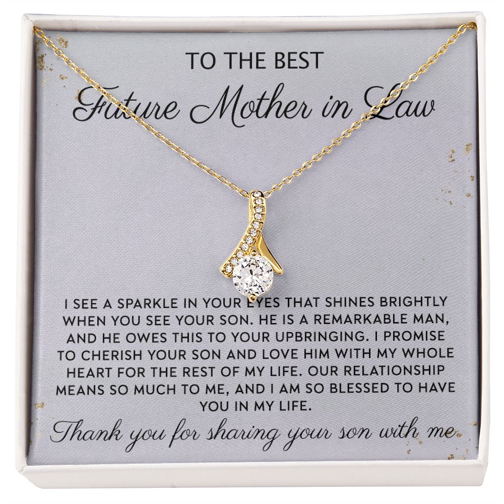 Gift to MIL Mother of the Groom Gift From Bride Wedding Gift Pendants from Bride Gifts for Mom Mother of the Bride Necklace Unique Groom Mom Alluring Beauty Necklace