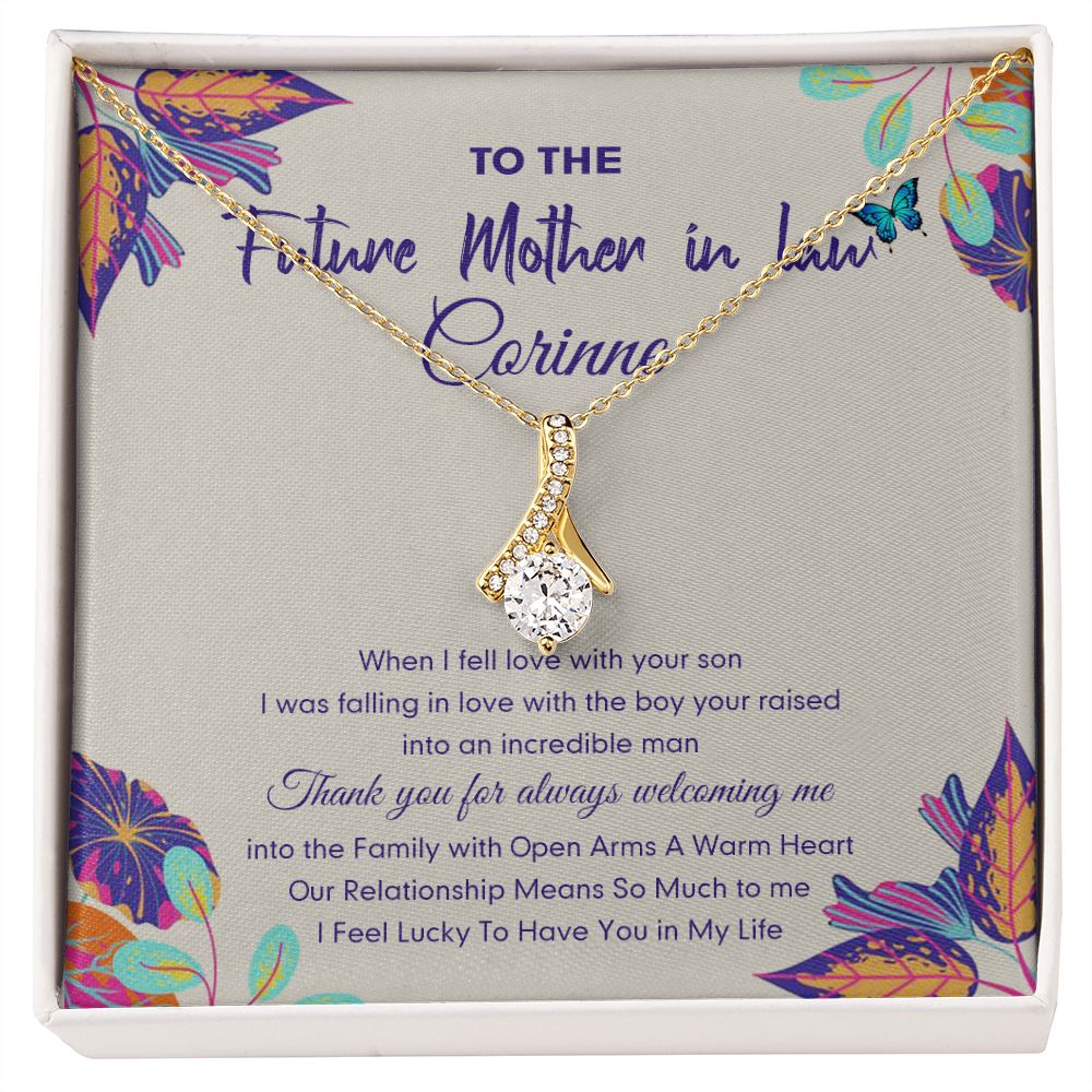 Mother in Law Necklace, Jewelry for Women, Future Mother in Law Gifts from Daughter in Law, Mother of Bride Gifts For Mother in Law, Birthday Gifts For Mother In Law From Daughter In Law16 Alluring Beauty Necklace