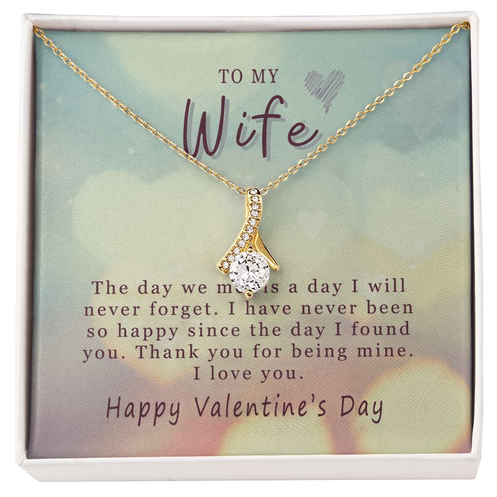To My Wife Necklace Jewelry For Wife Valentines Day Gift for Wife, Gift for Wife 175127367321
