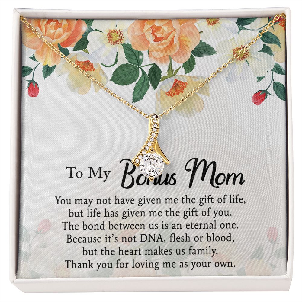 Mother Daughter Necklace as Daughter Gift from Mom, Mom Necklace as Christmas Gift for Mom from Son, Birthday Gift for Mother in Law Necklace, Bonus Mom Gifts for Step Mom Necklace5 Alluring Beauty Necklace