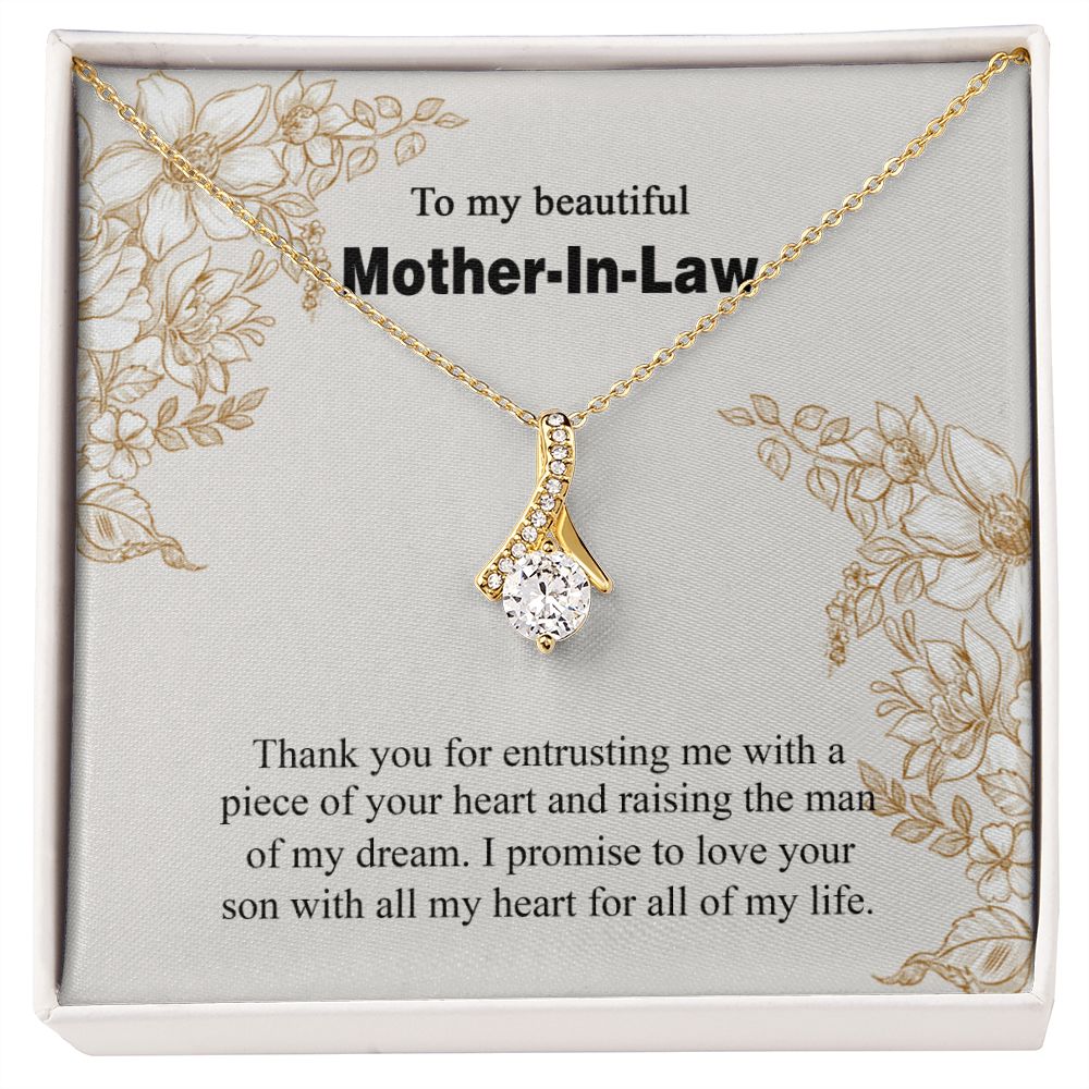 Mother in Law Necklace, Jewelry for Women, Future Mother in Law Gifts from Daughter in Law, Mother of Bride Gifts For Mother in Law, Birthday Gifts For Mother In Law From Daughter In Law14 Alluring Beauty Necklace