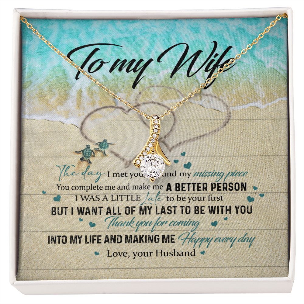 To My Wife Gift Alluring Necklace Valentines Gift For Wife Necklace For Women Alluring Beauty Necklace