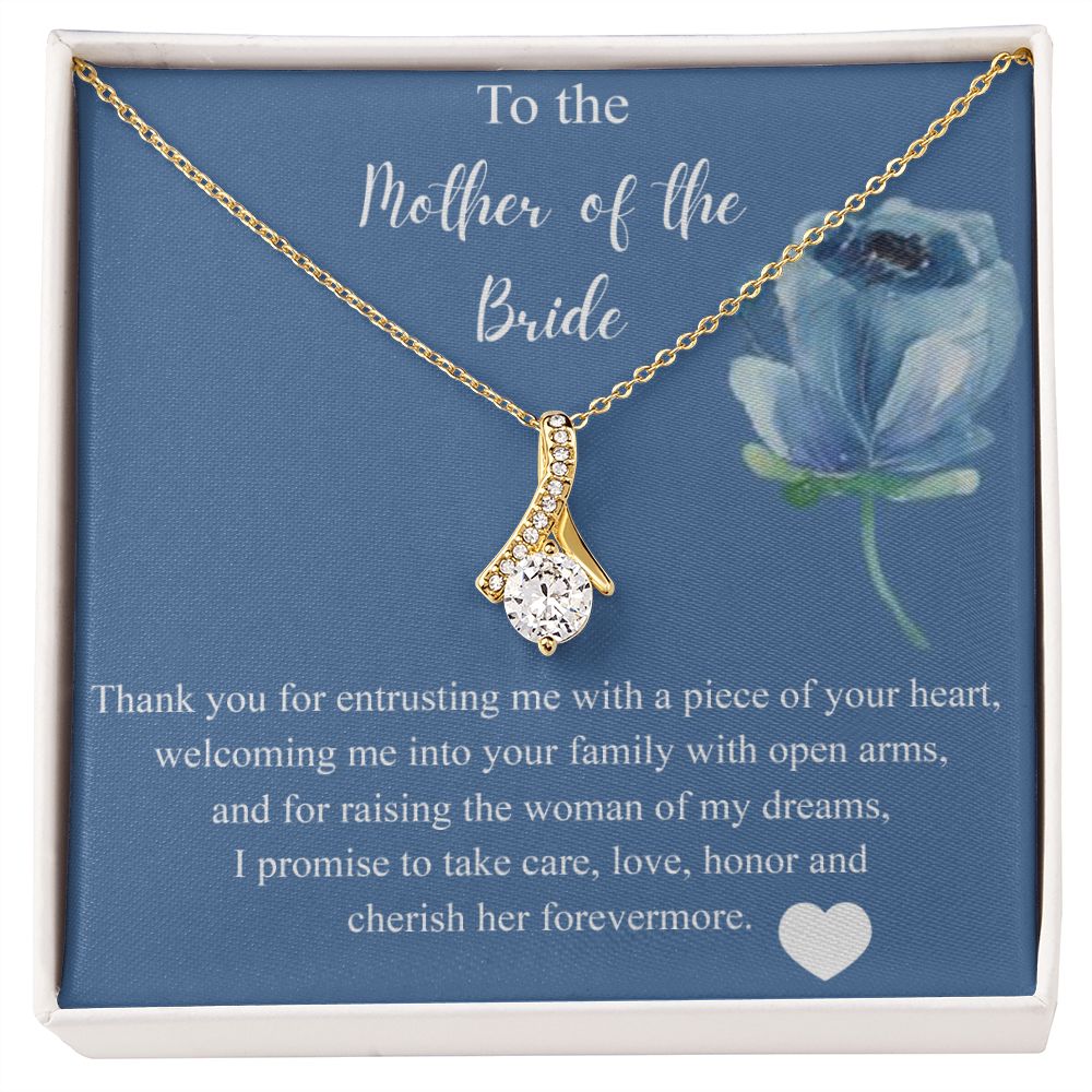 Mother Of The Bride Gift From Groom, Alluring Beauty Necklace, Future Mom Alluring Beauty Necklace