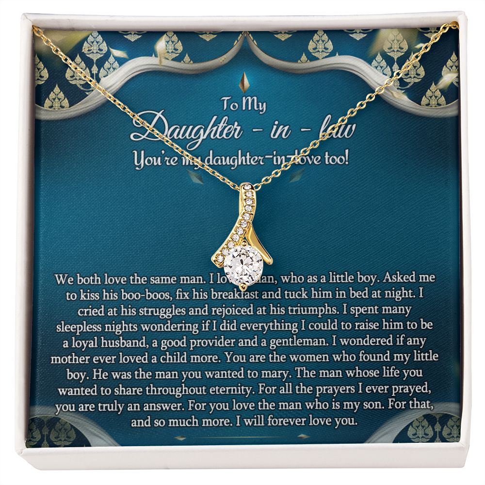 Daughter In Law Gifts Ideas, Daughter In Law Necklace, Gifts For Future Daughter In Law, Daughter In Law Birthday Gifts, Daughter-in-law Gifts From Mother In Law, Birthday Gifts For Daughter2 Alluring Beauty Necklace