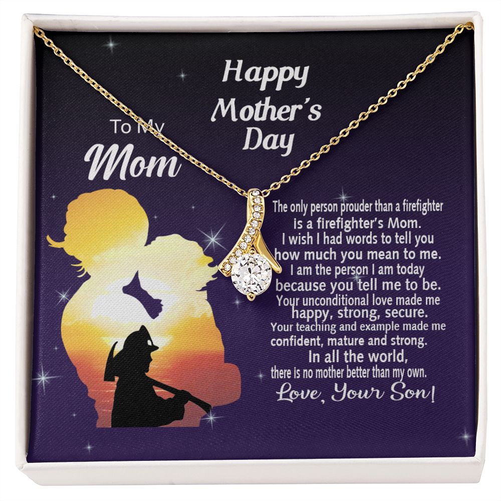 Mom Necklace Gifts for Mom from Daughter to Mom Gifts for Mothers Day from Daughter, To My Mom Necklace from Daughter to Mom Birthday Gifts Necklace with Message Card and Gift Box14 Alluring Beauty Necklace