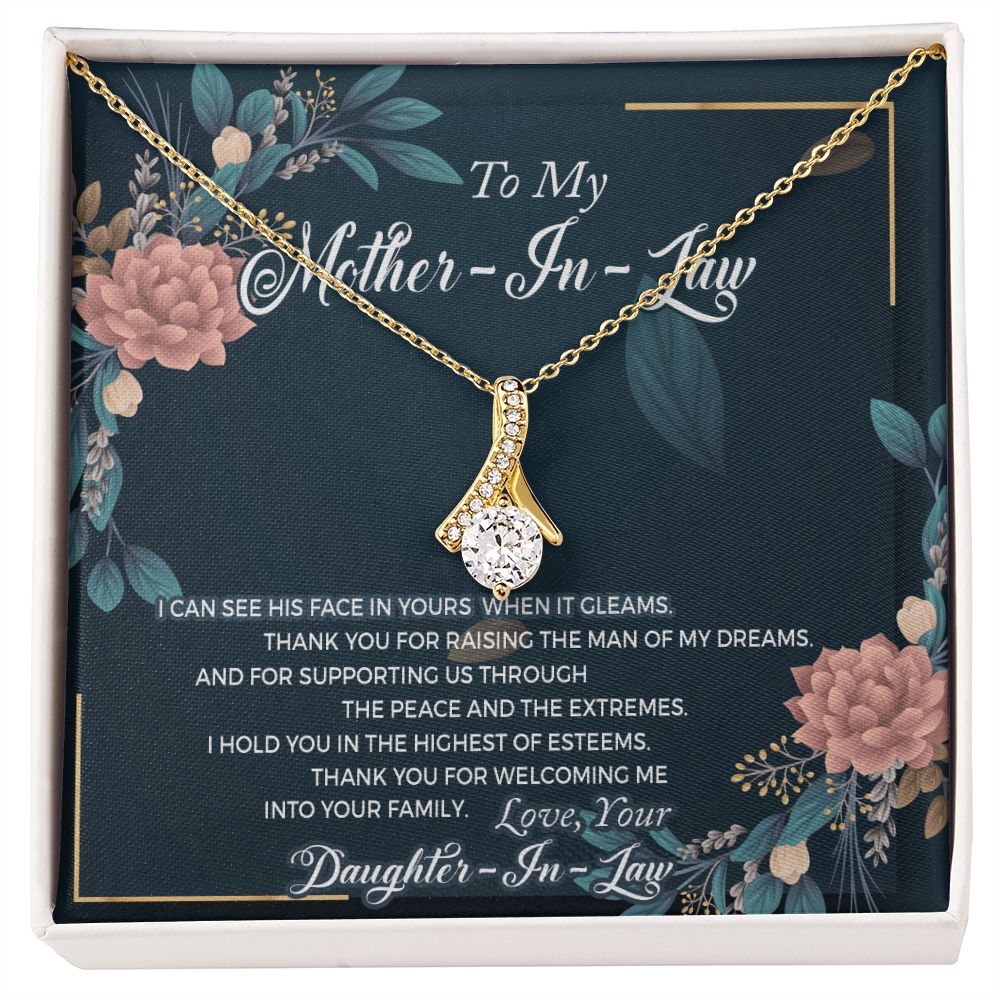 Mother in Law Necklace, Jewelry for Women, Future Mother in Law Gifts from Daughter in Law, Mother of Bride Gifts For Mother in Law, Birthday Gifts For Mother In Law From Daughter In Law2 Alluring Beauty Necklace