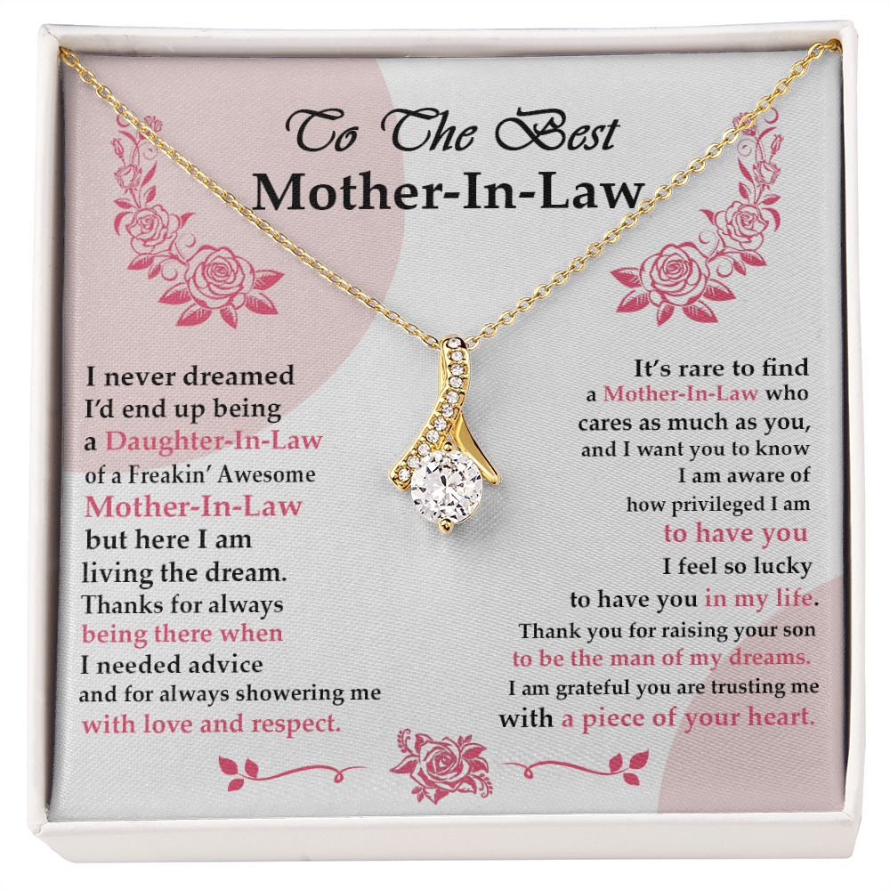 Mother in Law Necklace, Jewelry for Women, Future Mother in Law Gifts from Daughter in Law, Mother of Bride Gifts For Mother in Law, Birthday Gifts For Mother In Law From Daughter In Law6 Alluring Beauty Necklace