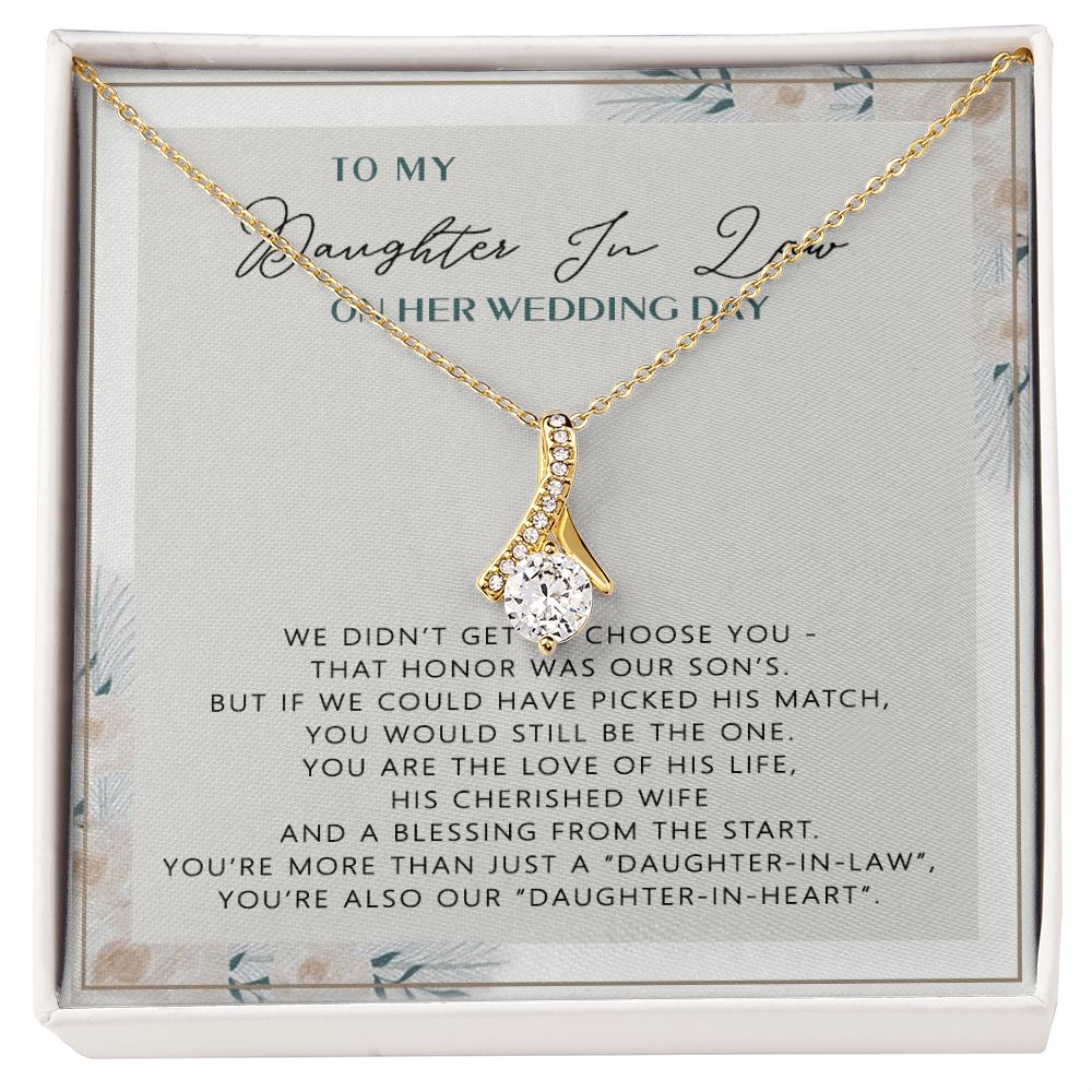 Wedding Gift From mother On Wedding Day To My Daughter-in-law Wedding Day Alluring Beauty Necklace