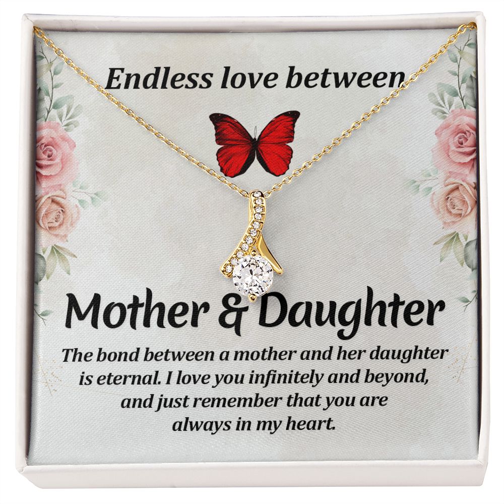 To My Mom Necklace, Gift For Mom, Mother's Day Gift from Daughter, Mom Jewelry Gift for Mothers Day, Birthday Gift for Mother, Moms Gift from Daughter Son, Necklace for Mom Mother 11 Alluring Beauty Necklace