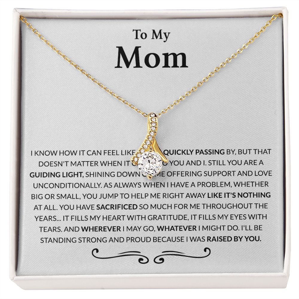 Gift for Mom from Daughter Moms Birthday Meaningful Gift for Mom Wedding Gifts Alluring Beauty Necklace