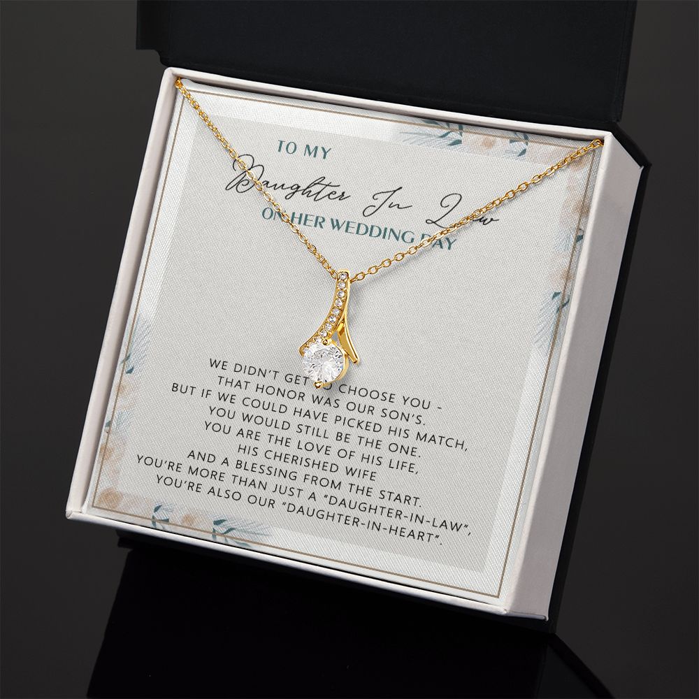 Wedding Gift From mother On Wedding Day To My Daughter-in-law Wedding Day Alluring Beauty Necklace