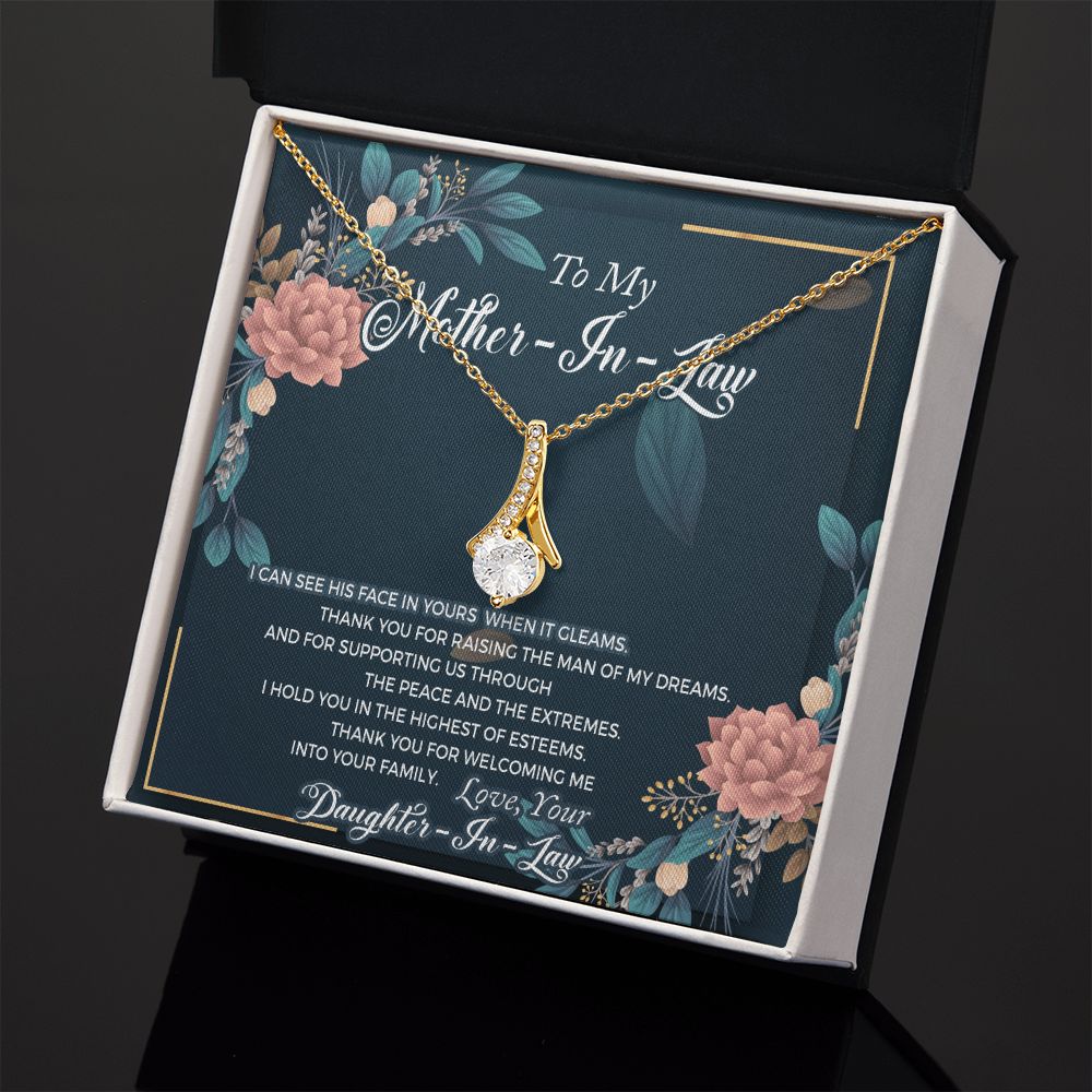 Mother in Law Necklace, Jewelry for Women, Future Mother in Law Gifts from Daughter in Law, Mother of Bride Gifts For Mother in Law, Birthday Gifts For Mother In Law From Daughter In Law2 Alluring Beauty Necklace