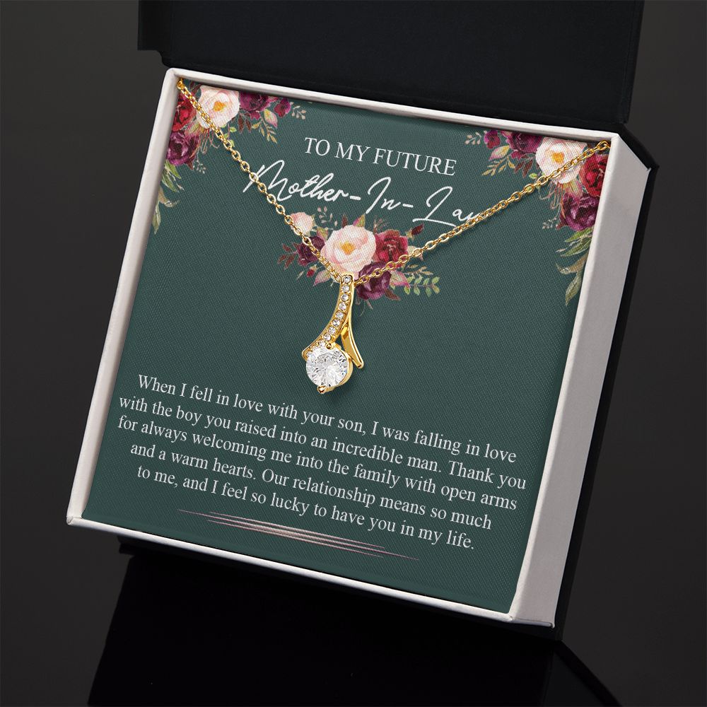 Mother in Law Necklace, Jewelry for Women, Future Mother in Law Gifts from Daughter in Law, Mother of Bride Gifts For Mother in Law, Birthday Gifts For Mother In Law From Daughter In Law5 Alluring Beauty Necklace