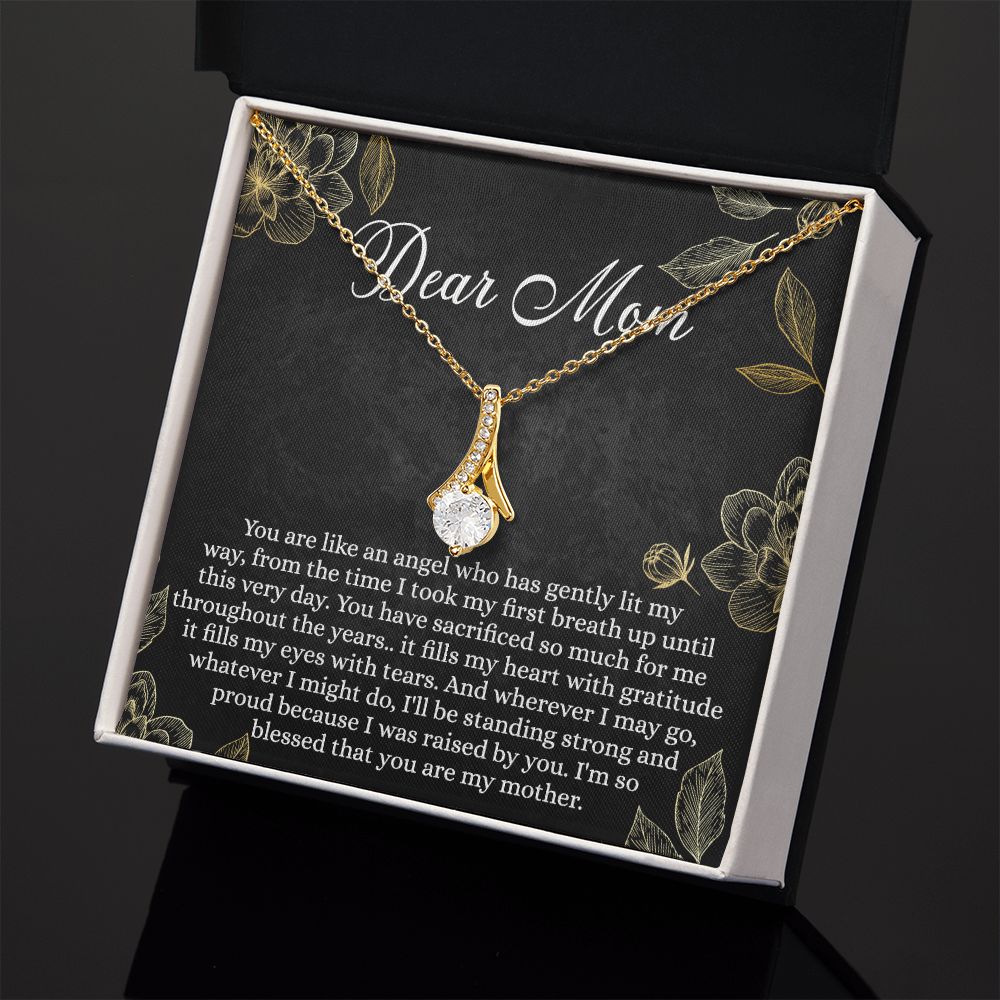 Mothers Day Gifts From Son Daughter Kids Gifts For Mom Birthday Unique Mothers Day Necklace Gift Idea Sentimental Mom Christmas Present Alluring Beauty Necklace