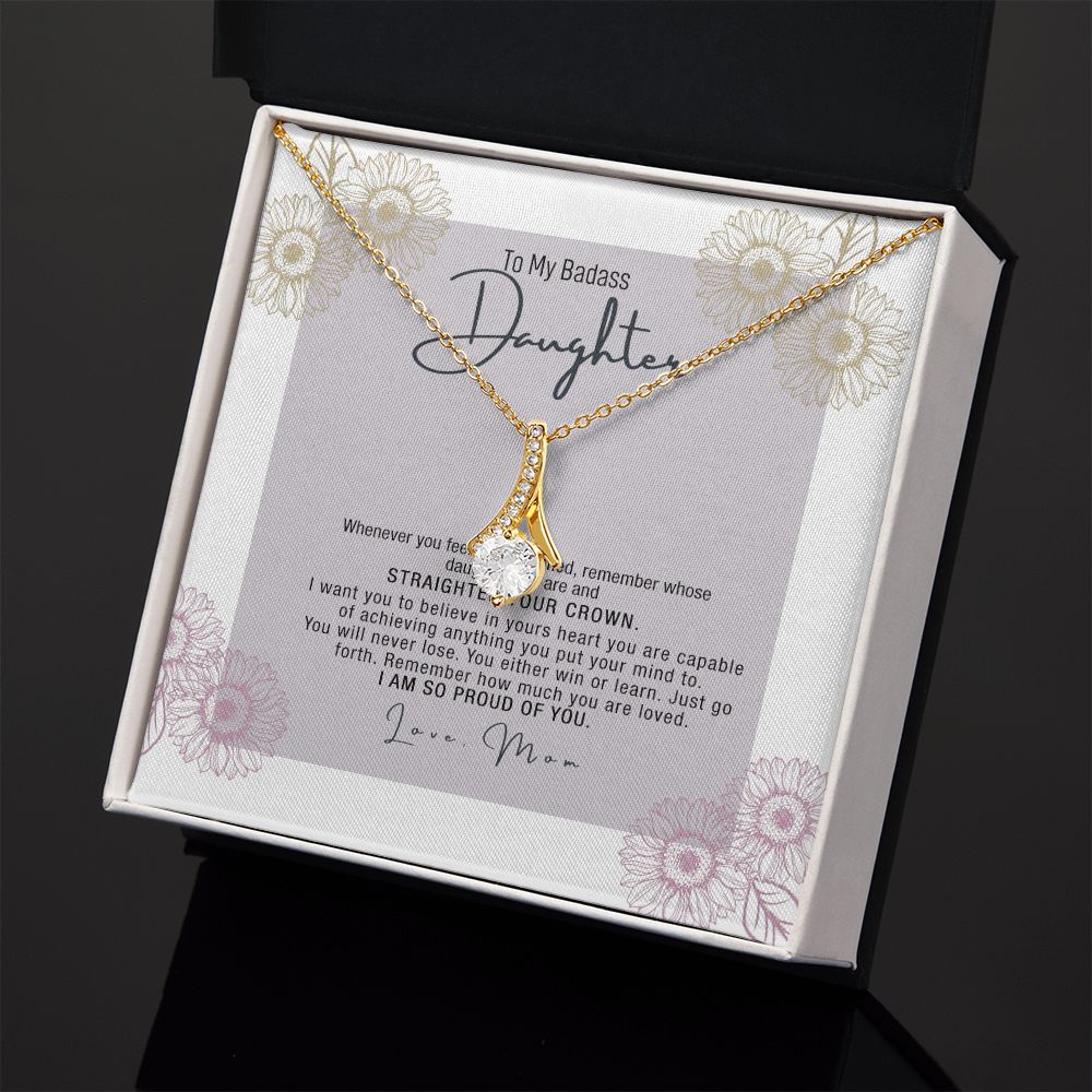 Daughter Necklace Gift From Mom Mother Daughter Jewelry Gift 21st Birthday Xmas Alluring Beauty Necklace