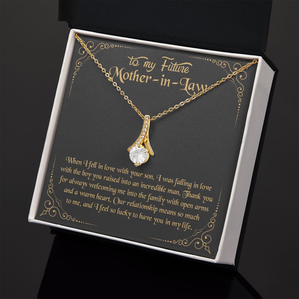 Mother in Law Necklace, Jewelry for Women, Future Mother in Law Gifts from Daughter in Law, Mother of Bride Gifts For Mother in Law, Birthday Gifts For Mother In Law From Daughter In Law10 Alluring Beauty Necklace
