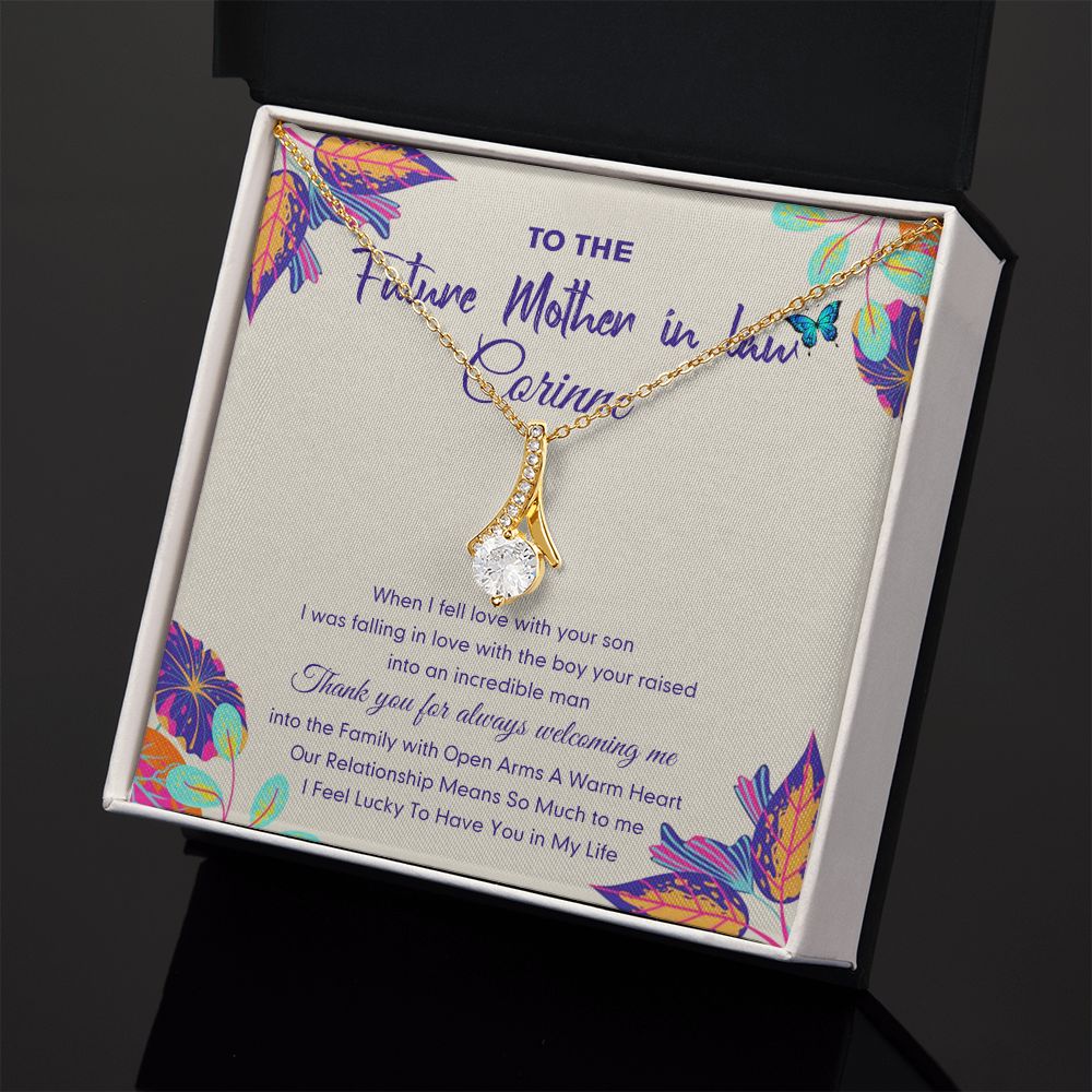 Mother in Law Necklace, Jewelry for Women, Future Mother in Law Gifts from Daughter in Law, Mother of Bride Gifts For Mother in Law, Birthday Gifts For Mother In Law From Daughter In Law16 Alluring Beauty Necklace