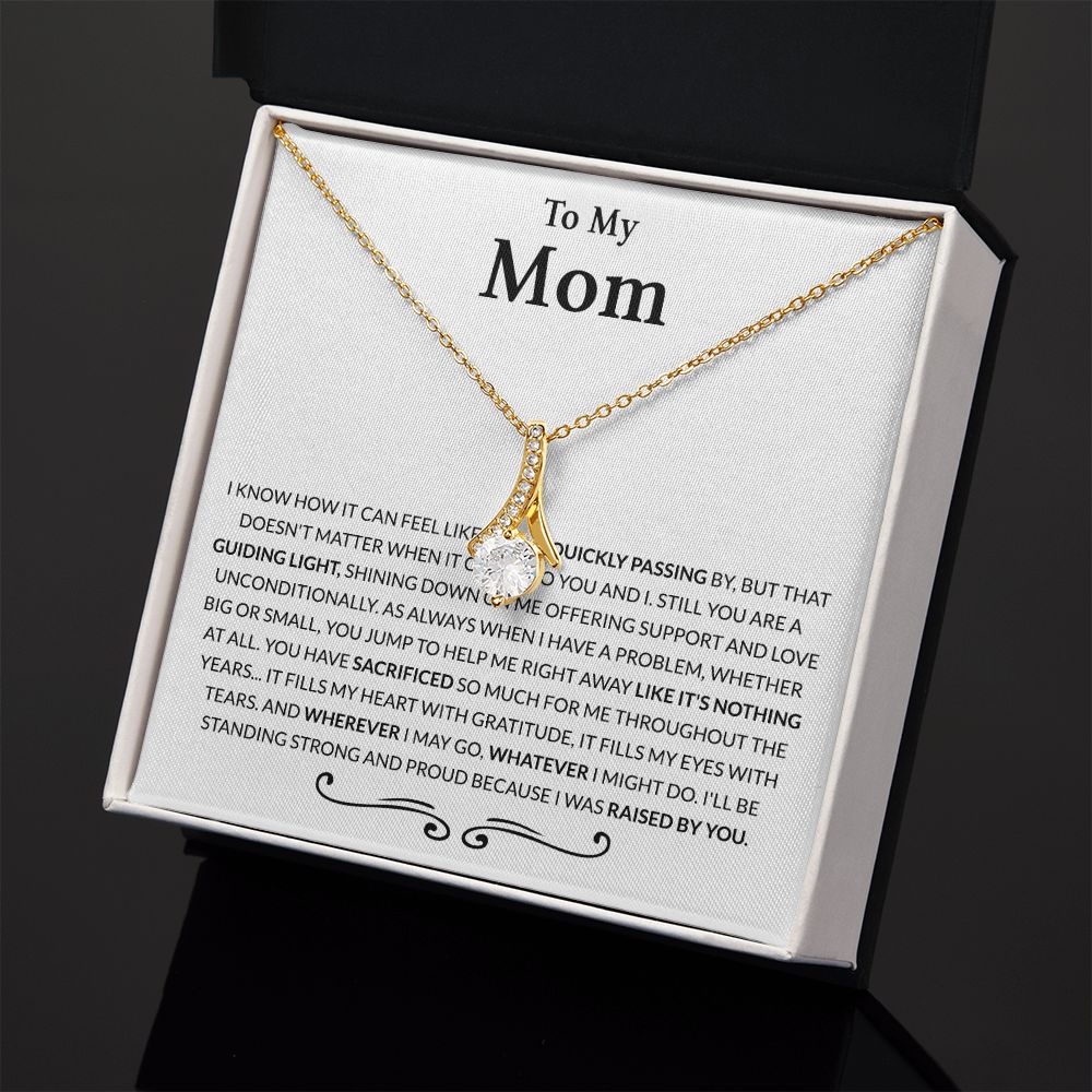Gift for Mom from Daughter Moms Birthday Meaningful Gift for Mom Wedding Gifts Alluring Beauty Necklace