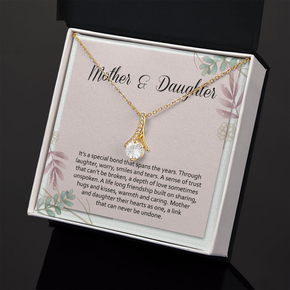 Mom Necklace Gifts for Mom from Daughter to Mom Gifts for Mothers Day from Daughter, To My Mom Necklace from Daughter to Mom Birthday Gifts Necklace with Message Card and Gift Box2245 Alluring Beauty Necklace
