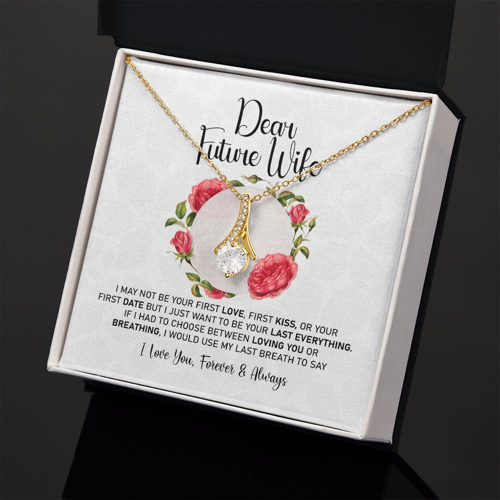 To My Girlfriend Necklace from Boyfriend To My Future Wife Necklace Jewelry For Girlfriend Gift For Girlfriend Gift for Her Romantic Birthday Valentines Day Gift For Girlfriend Gifts Necklaces 8 Alluring Beauty Necklace