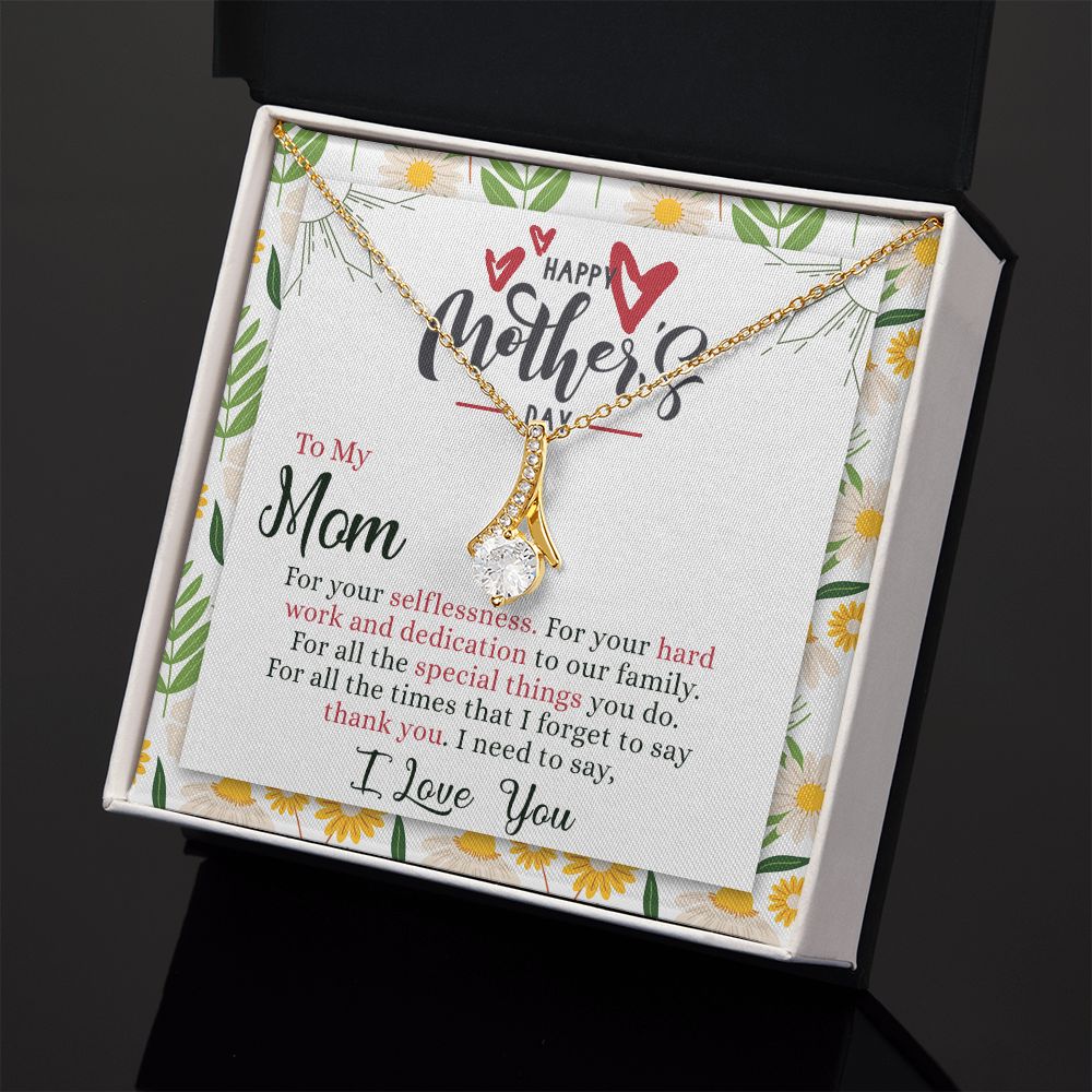 Mom Necklace Gift Best Mother Gifts From Kids  Mommy Gifts Mom Birthday Gift Children Jewelry Set Mother’s Day Gift For Her Alluring Beauty Necklace