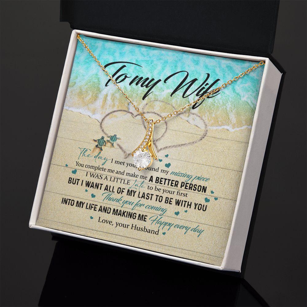 To My Wife Gift Alluring Necklace Valentines Gift For Wife Necklace For Women Alluring Beauty Necklace