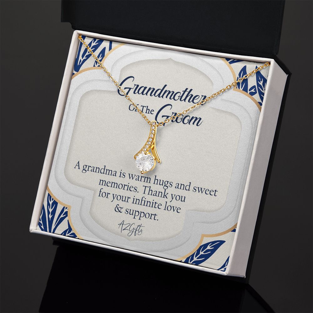 To My Grandmother Necklace, Gift for Grandmother Necklace, Mothers Day Gift For Grandma Nana, Grandma Jewelry From Grandchildren GrandKids , Jewelry Box Gift For Grandma Grandmother3 Alluring Beauty Necklace
