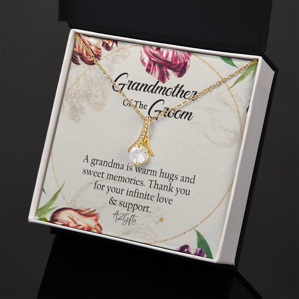 To My Grandmother Necklace, Gift for Grandmother Necklace, Mothers Day Gift For Grandma Nana, Grandma Jewelry From Grandchildren GrandKids , Jewelry Box Gift For Grandma Grandmother1 Alluring Beauty Necklace