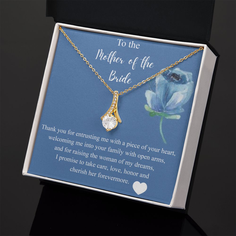 Mother Of The Bride Gift From Groom, Alluring Beauty Necklace, Future Mom Alluring Beauty Necklace
