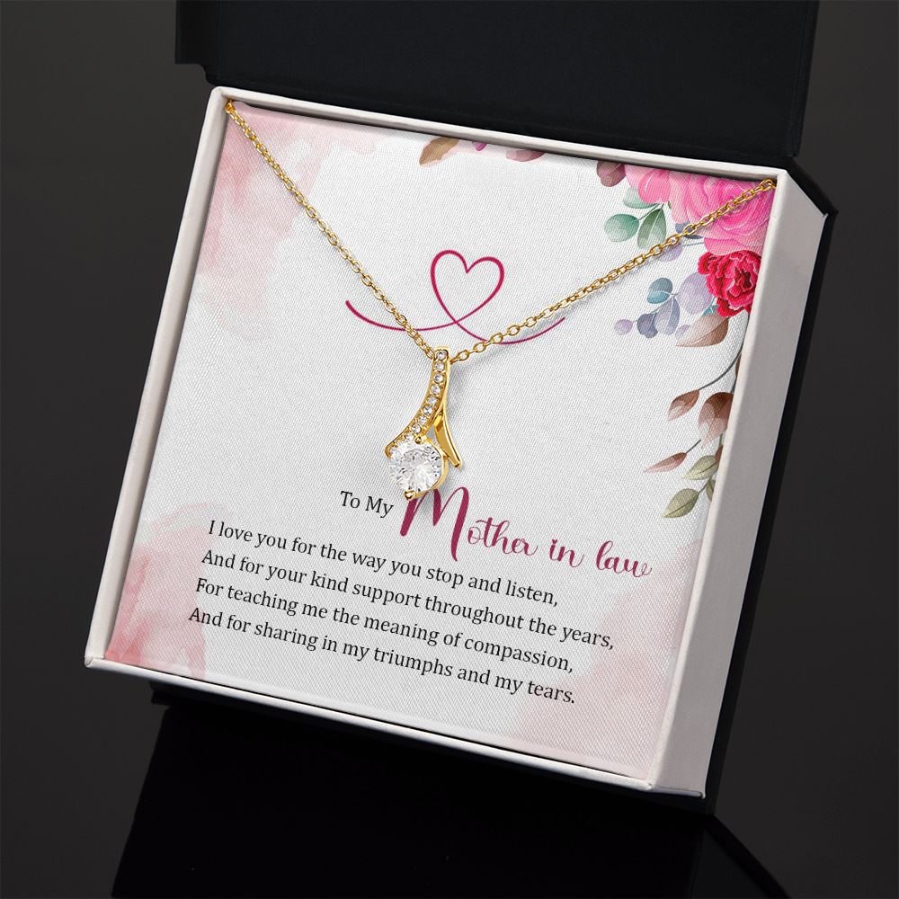 Mother in Law Necklace, Jewelry for Women, Future Mother in Law Gifts from Daughter in Law, Mother of Bride Gifts For Mother in Law, Birthday Gifts For Mother In Law From Daughter In Law17 Alluring Beauty Necklace