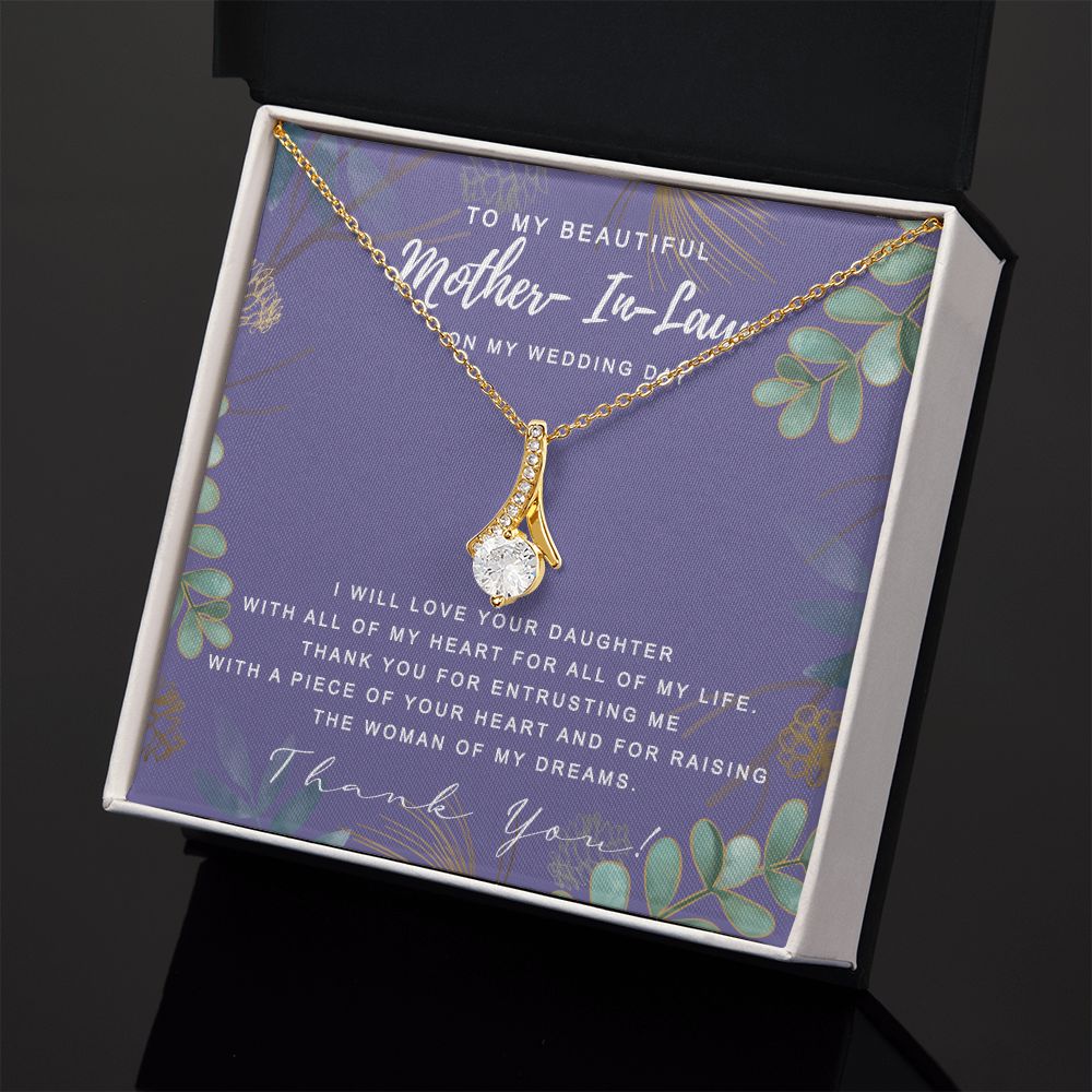 Mother in Law Necklace, Jewelry for Women, Future Mother in Law Gifts from Daughter in Law, Mother of Bride Gifts For Mother in Law, Birthday Gifts For Mother In Law From Daughter In Law8 Alluring Beauty Necklace