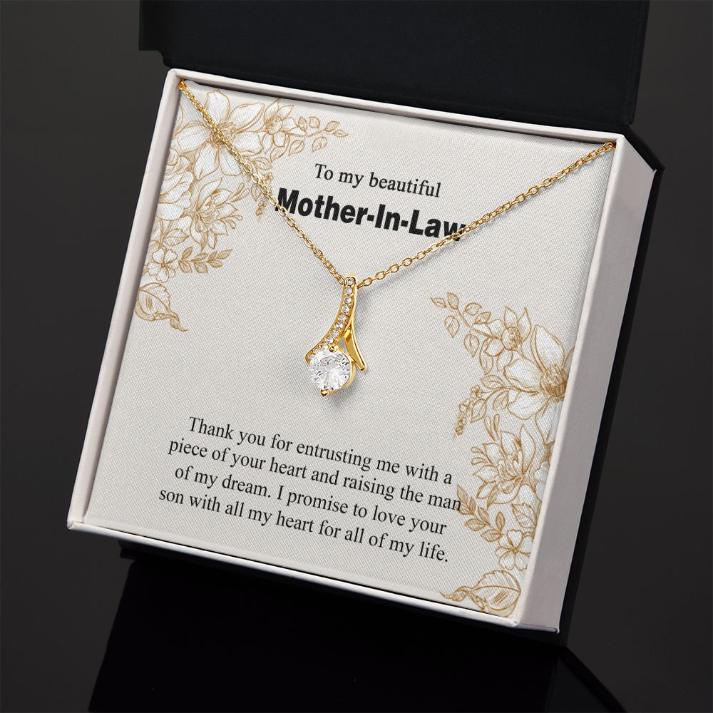 Mother in Law Necklace, Jewelry for Women, Future Mother in Law Gifts from Daughter in Law, Mother of Bride Gifts For Mother in Law, Birthday Gifts For Mother In Law From Daughter In Law14 Alluring Beauty Necklace