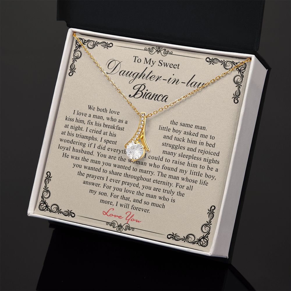 Daughter In Law Gifts Ideas, Daughter In Law Necklace, Gifts For Future Daughter In Law, Daughter In Law Birthday Gifts, Daughter-in-law Gifts From Mother In Law, Birthday Gifts For Daughter4 Alluring Beauty Necklace