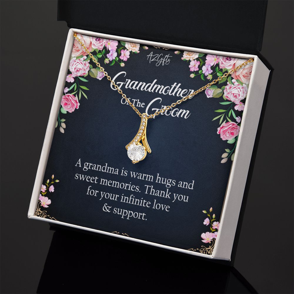 To My Grandmother Necklace, Gift for Grandmother Necklace, Mothers Day Gift For Grandma Nana, Grandma Jewelry From Grandchildren GrandKids , Jewelry Box Gift For Grandma Grandmother2 Alluring Beauty Necklace