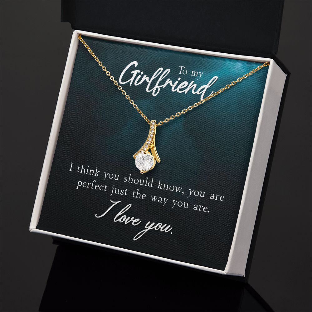 To My Girlfriend Necklace from Boyfriend To My Future Wife Necklace Jewelry For Girlfriend Gift For Girlfriend Gift for Her Romantic Birthday Valentines Day Gift For Girlfriend Gifts Necklaces 28 Alluring Beauty Necklace