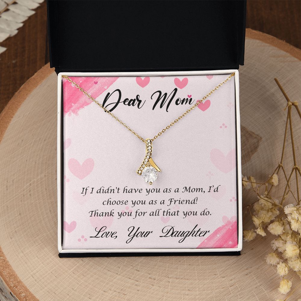To My Mom Necklace, Gift For Mom, Mother's Day Gift from Daughter, Mom Jewelry Gift for Mothers Day, Birthday Gift for Mother, Moms Gift from Daughter Son, Necklace for Mom Mother 10 Alluring Beauty Necklace