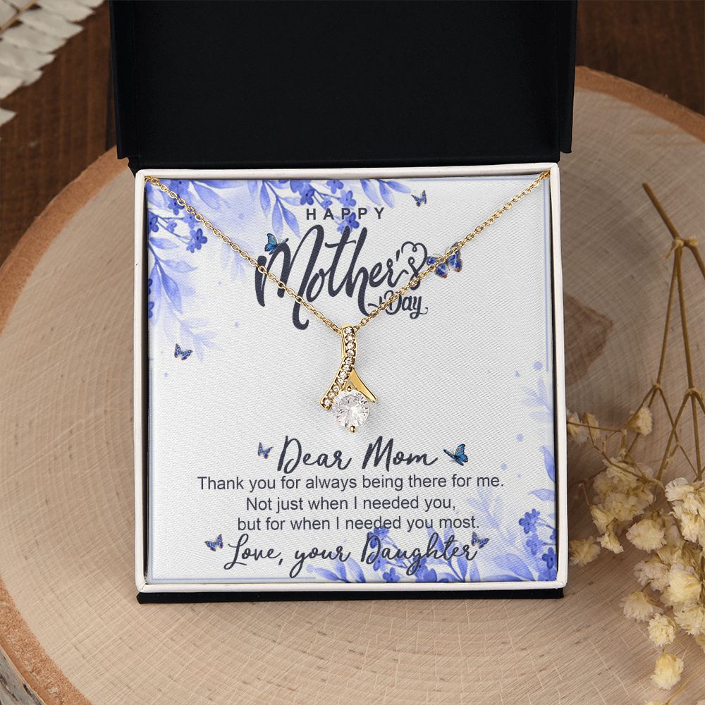 Happy Mother Day, Mothers Day Gifts Necklace, Gifts For Mom From Daughter Or Son Alluring Beauty Necklace