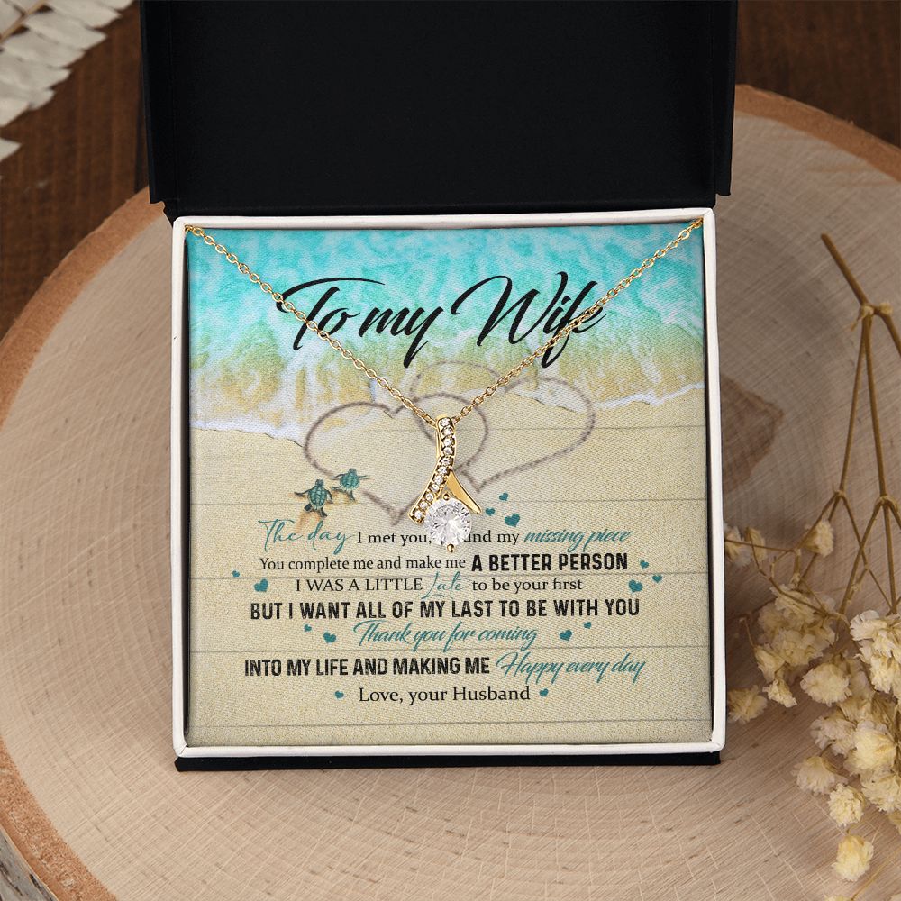 To My Wife Gift Alluring Necklace Valentines Gift For Wife Necklace For Women Alluring Beauty Necklace