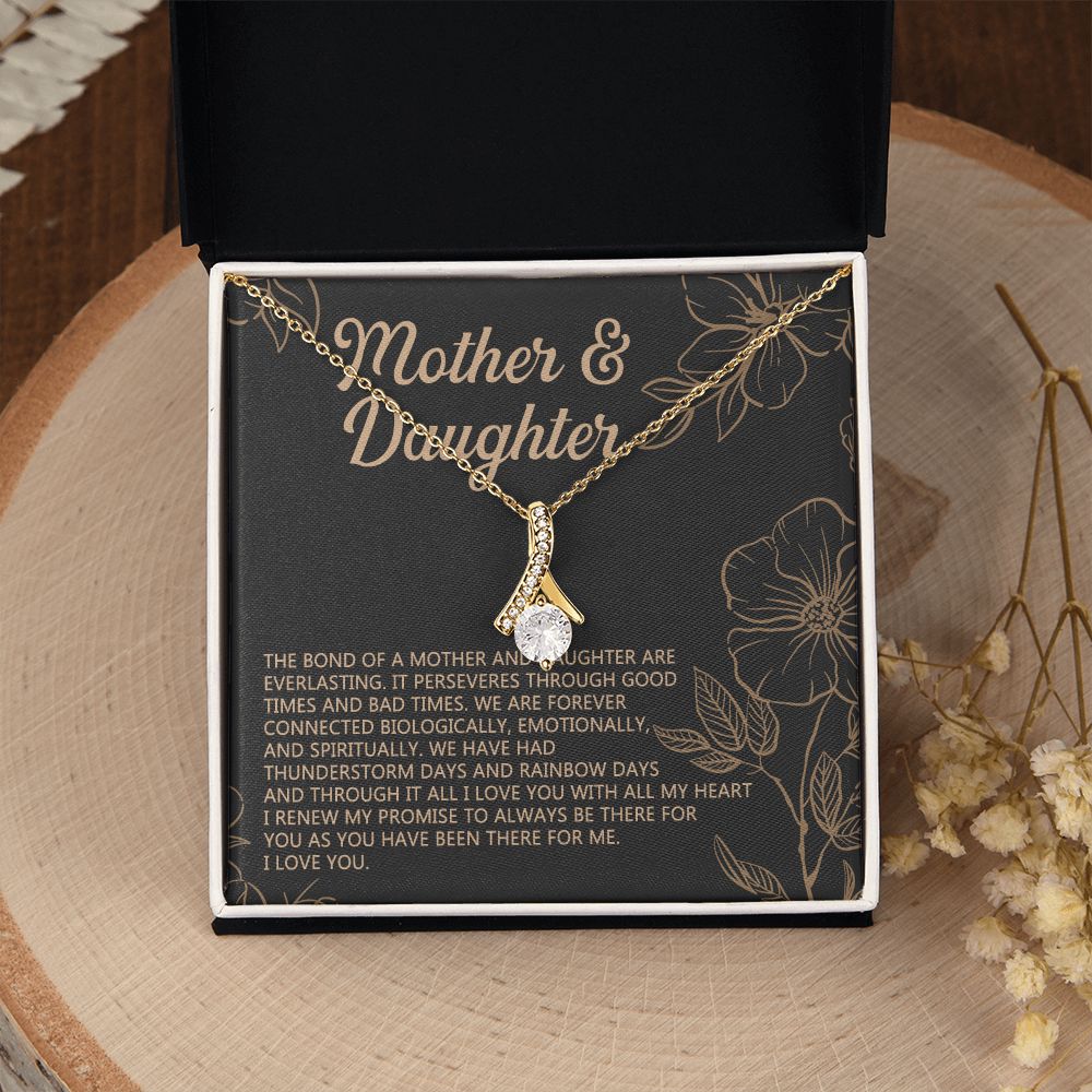 Mother Daughter Necklace Mothers day Necklace Mother Daughter Gift Mother Daughter Jewelry Gift For Daughter From Mom Daughter Mother Alluring Beauty Necklace