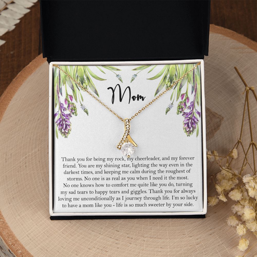 To My Mom Necklace, Gift For Mom, Mother's Day Gift from Daughter, Mom Jewelry Gift for Mothers Day, Birthday Gift for Mother, Moms Gift from Daughter Son, Necklace for Mom Mother 6 Alluring Beauty Necklace