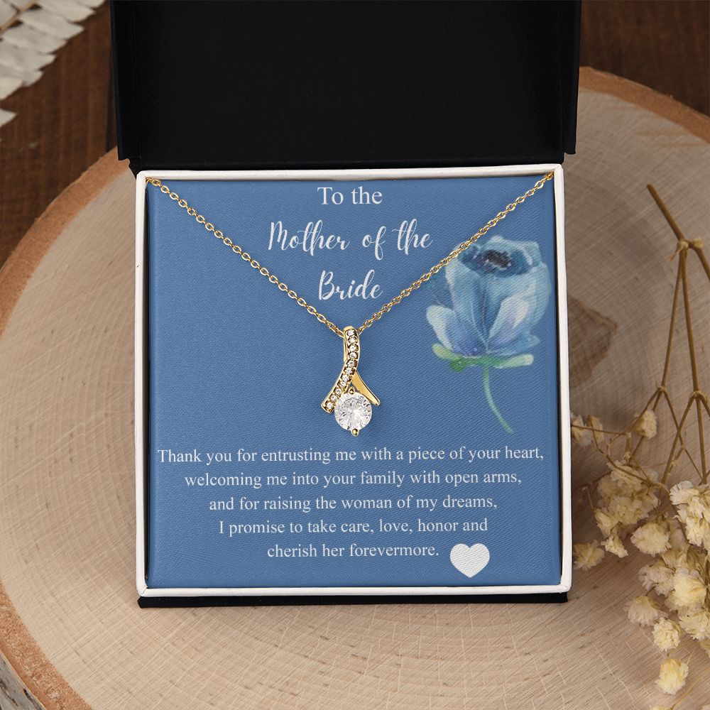 Mother Of The Bride Gift From Groom, Alluring Beauty Necklace, Future Mom Alluring Beauty Necklace