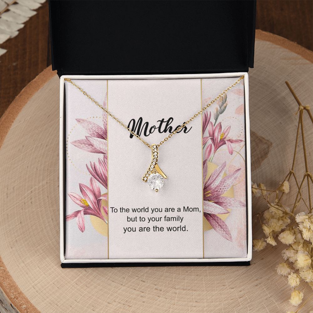 Mom Necklace Gifts for Mom from Daughter to Mom Gifts for Mothers Day from Daughter, To My Mom Necklace from Daughter to Mom Birthday Gifts Necklace with Message Card and Gift Box7 Alluring Beauty Necklace